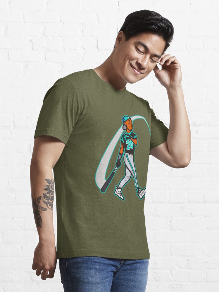 Ken Griffey Jr. ‘Topps’ Seattle Mariners 24 Outfielder All Star Vintage |  Essential T-Shirt