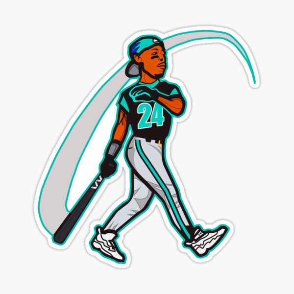 Ken Griffey Jr  Sticker for Sale by Jasapparell