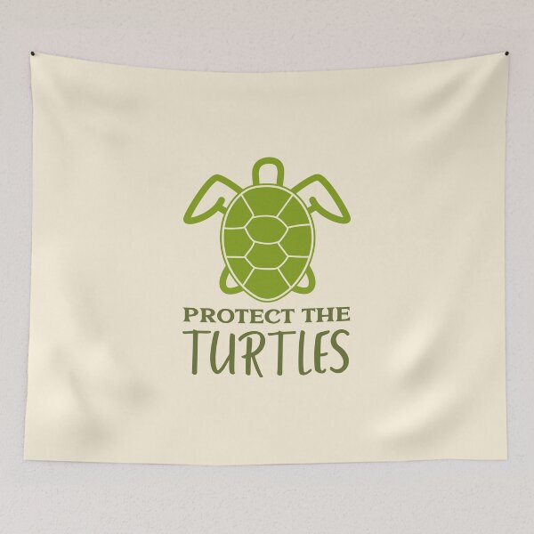 Item preview, Protect the Turtles Wildlife Protection designed and sold by Telle Garcia.