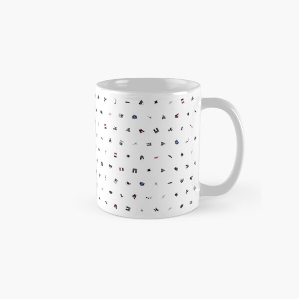 Symbols of France (No Background) Classic Mug