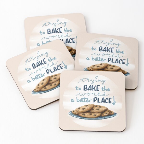 Item preview, Bake The World a Better Place with Cookies designed and sold by Gillzybean.
