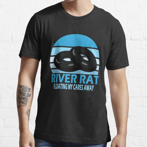 River Rat Floating Inner Tube Tubing Gift  Essential T-Shirt