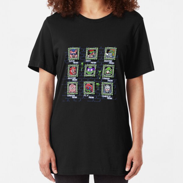 Teenage Mutant Mega Turtles (DONNIE) Slim Fit T-Shirt