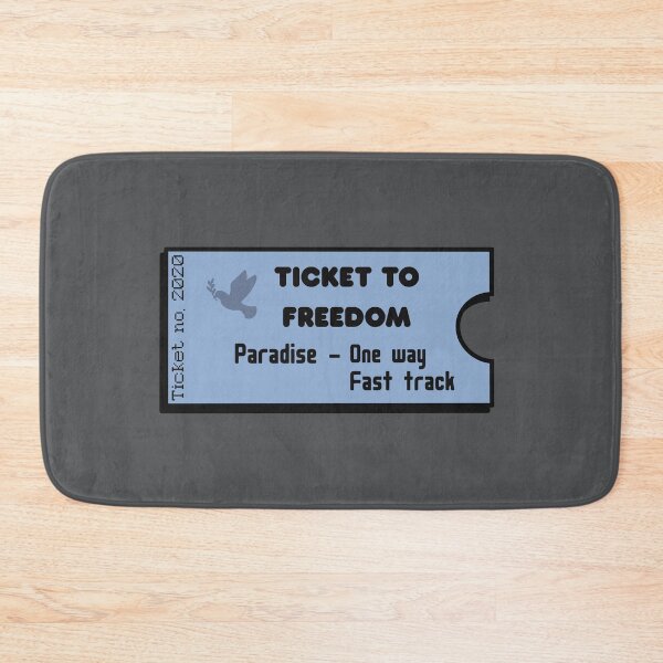 Item preview, Ticket to Freedom, Blue,  designed and sold by Funful.