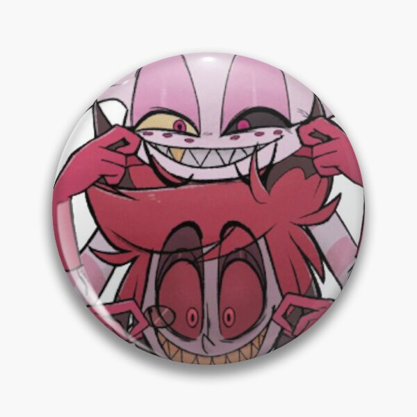 Angel Dust Hazbin Hotel Pins and Buttons | Redbubble
