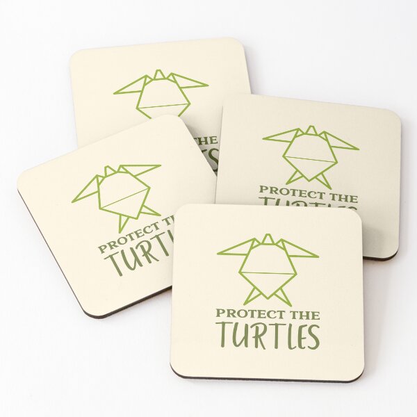 Item preview, Protect the Turtles Shape Outline of Turtle designed and sold by Telle Garcia.