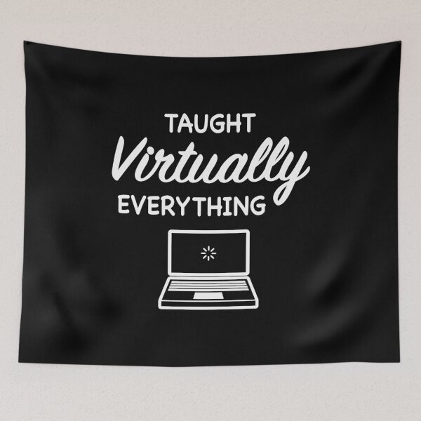 Item preview, Taught Virtually Everything (Laptop-White) designed and sold by dezanli.