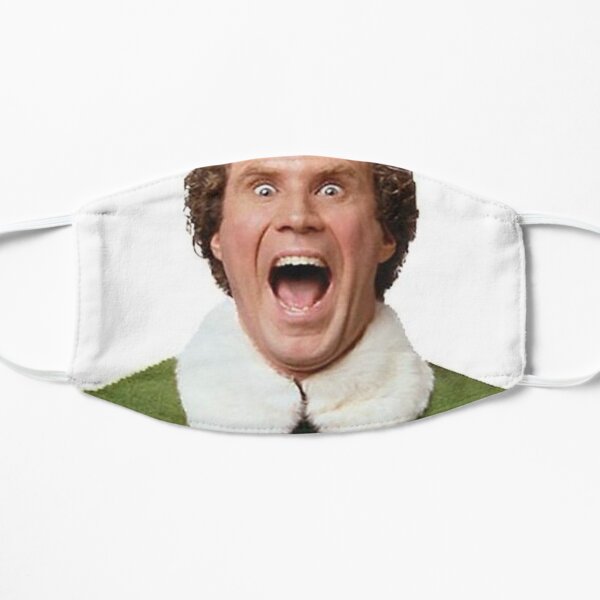 SANTAAA, I know him! Flat Mask
