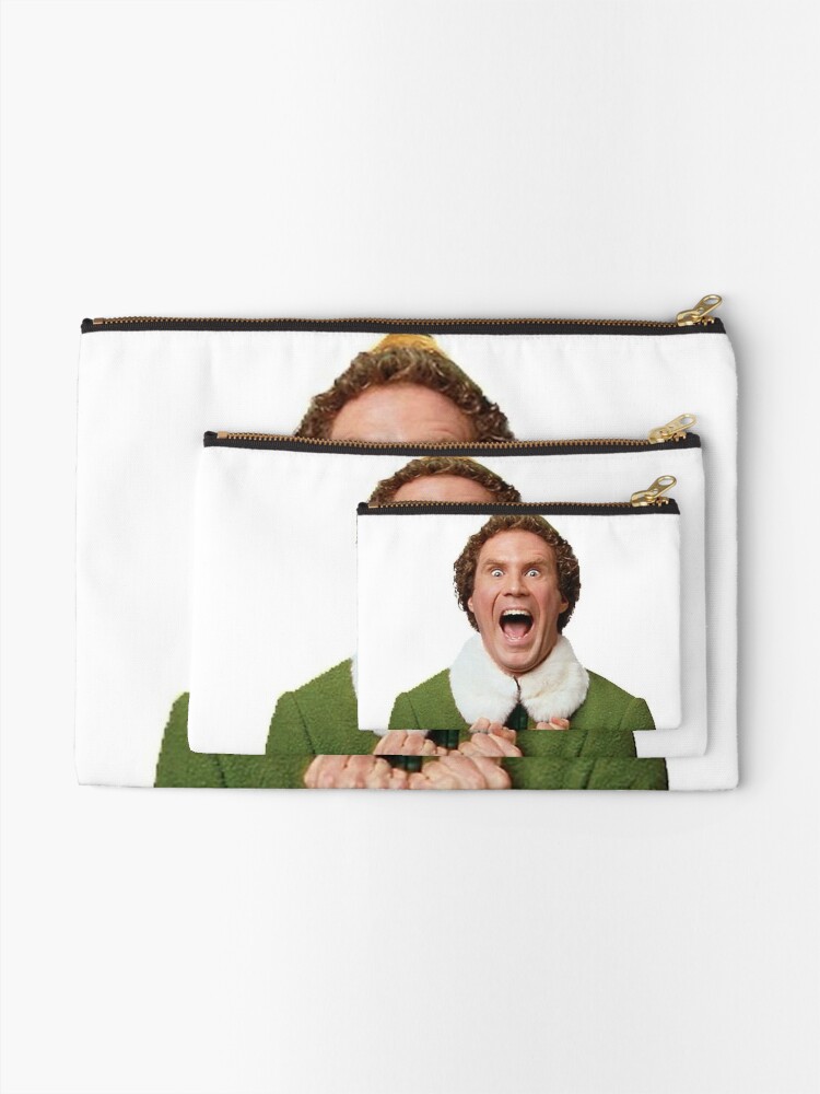 Alternate view of SANTAAA, I know him! Zipper Pouch