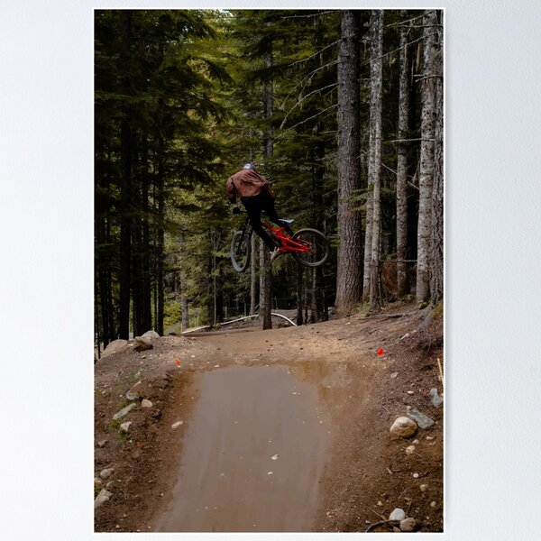 Item preview, Whistler MTB Poster designed and sold by davisvelte.