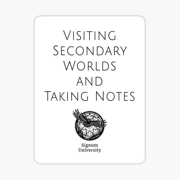 Visiting Worlds Sticker