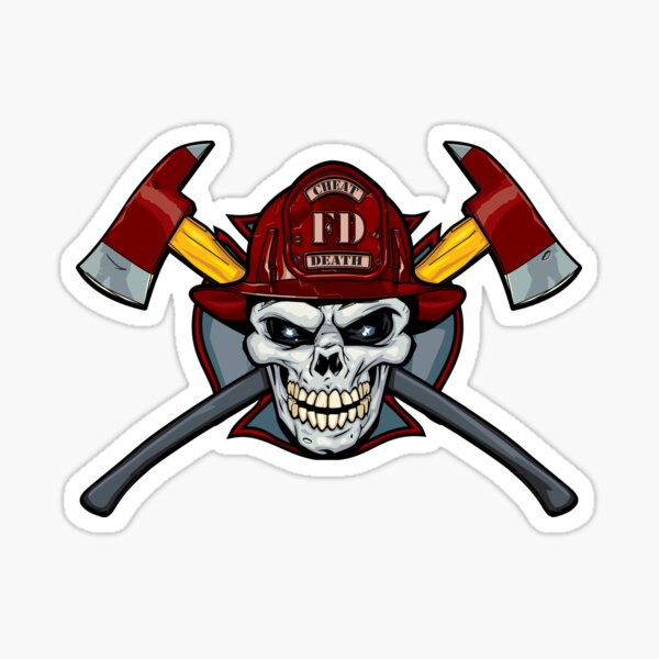 Feuerwehrleute und Feuerwehrmänner - Jolly Rotten Sticker