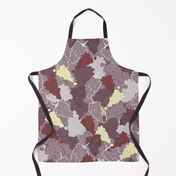 Artikelvorschau, Lila und rote Trauben mit sich wiederholendem Musterdesign entworfen und verkauft von CJAura by Claire Jane Johnson.