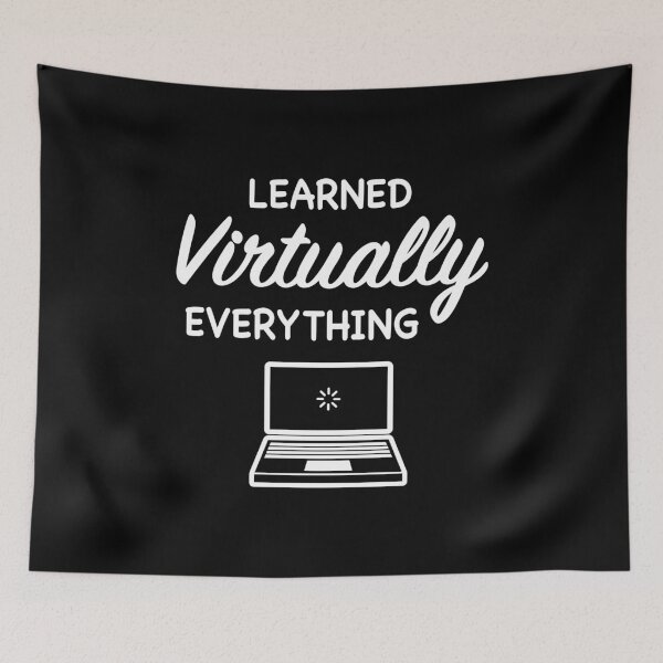 Item preview, Learned Virtually Everything (Laptop-White) designed and sold by dezanli.