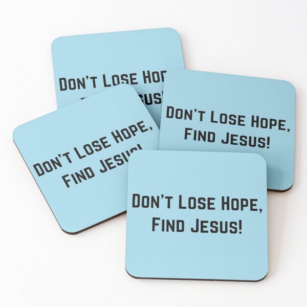 Artikelvorschau, Don't Lose Hope, Find Jesus! (Black) entworfen und verkauft von OneCherubim.