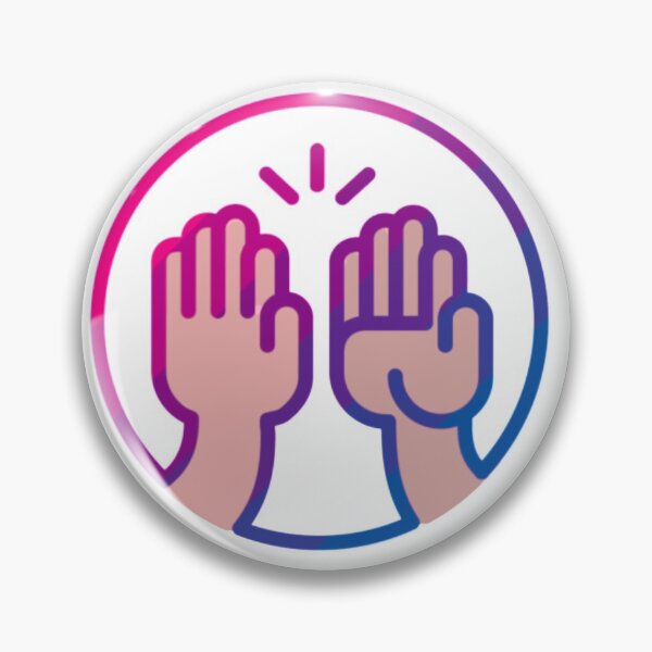 Artikelvorschau, Bisexuelle High-Five entworfen und verkauft von Hello My Name Is Bisexual.