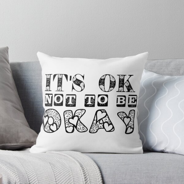 Item preview, It's OK not to be OKAY - Heart and flower designed and sold by royrahul.