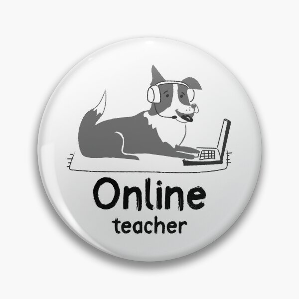 Item preview, Funny Dog "Online Teacher" designed and sold by TamGustam.