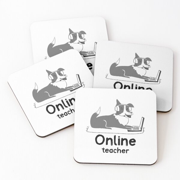 Item preview, Funny Dog "Online Teacher" designed and sold by TamGustam.