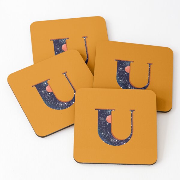 Item preview, U for Universe  - Geometric pattern alphabet designed and sold by Marina Fujimori.