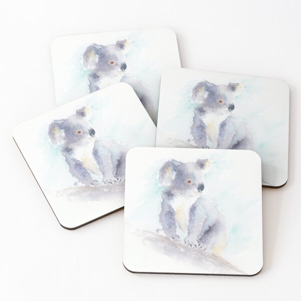 Item preview, Small Koala Loose Watercolor Painting designed and sold by Valerie Englehart.