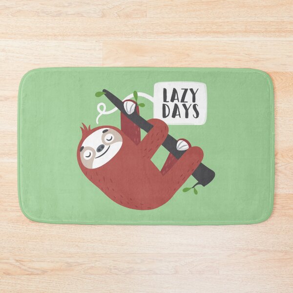 Item preview, Lazy Days Cute Sloth Hanging from a Branch designed and sold by cutenfunny.