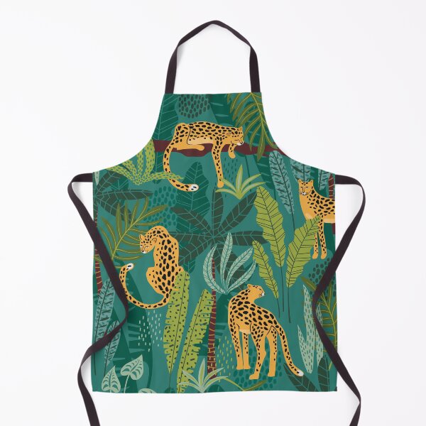 Item preview, Leafy Leopards Lush Jungle Print designed and sold by RecklessRosey.