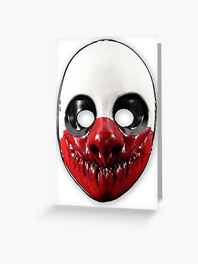 Wolf Mask - Payday 2" Card for by sebway2go | Redbubble