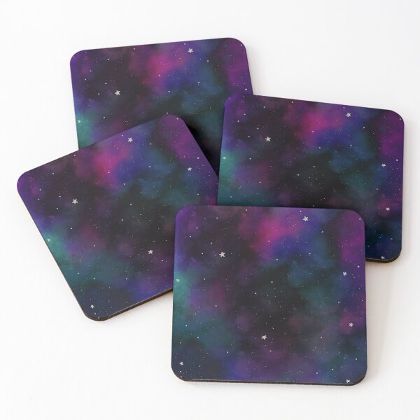 Item preview, Aesthetic Watercolor Galaxy with Stars designed and sold by apandey.