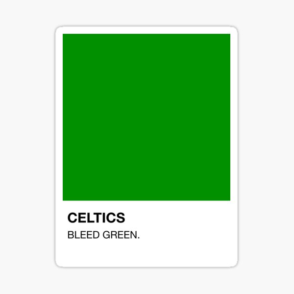 Item preview, Boston Sports Teams Pantone – Boston Celtics designed and sold by PRANTONE  ®.