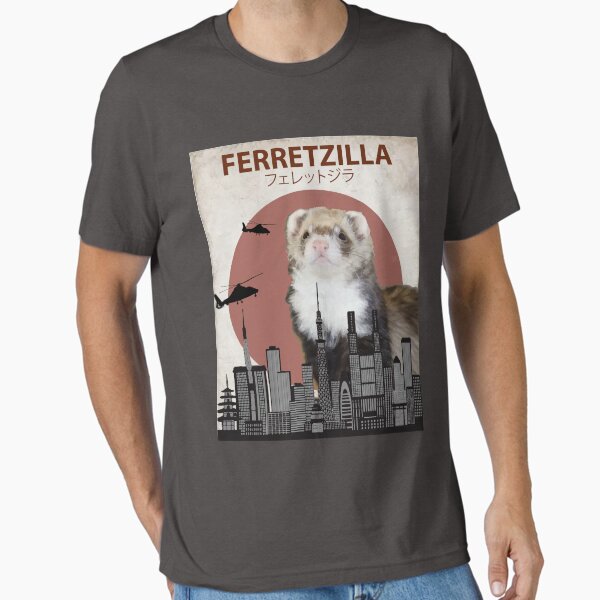 Artikel-Vorschau von Ferretzilla - Lustiges Frettchenmonster, designt und verkauft von Animalzilla.