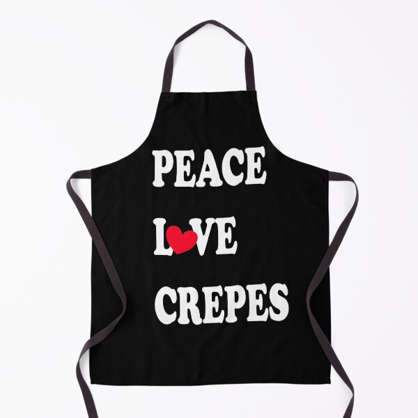 Item preview, Peace Love Crepes Crepe Lover Gift designed and sold by jpjournals.