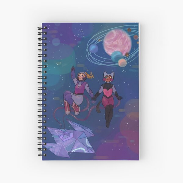 space catradora Spiral Notebook