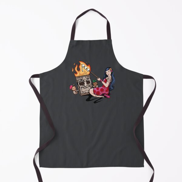 Item preview, Tiki Pinup Campfire Girl designed and sold by ShaireProd.