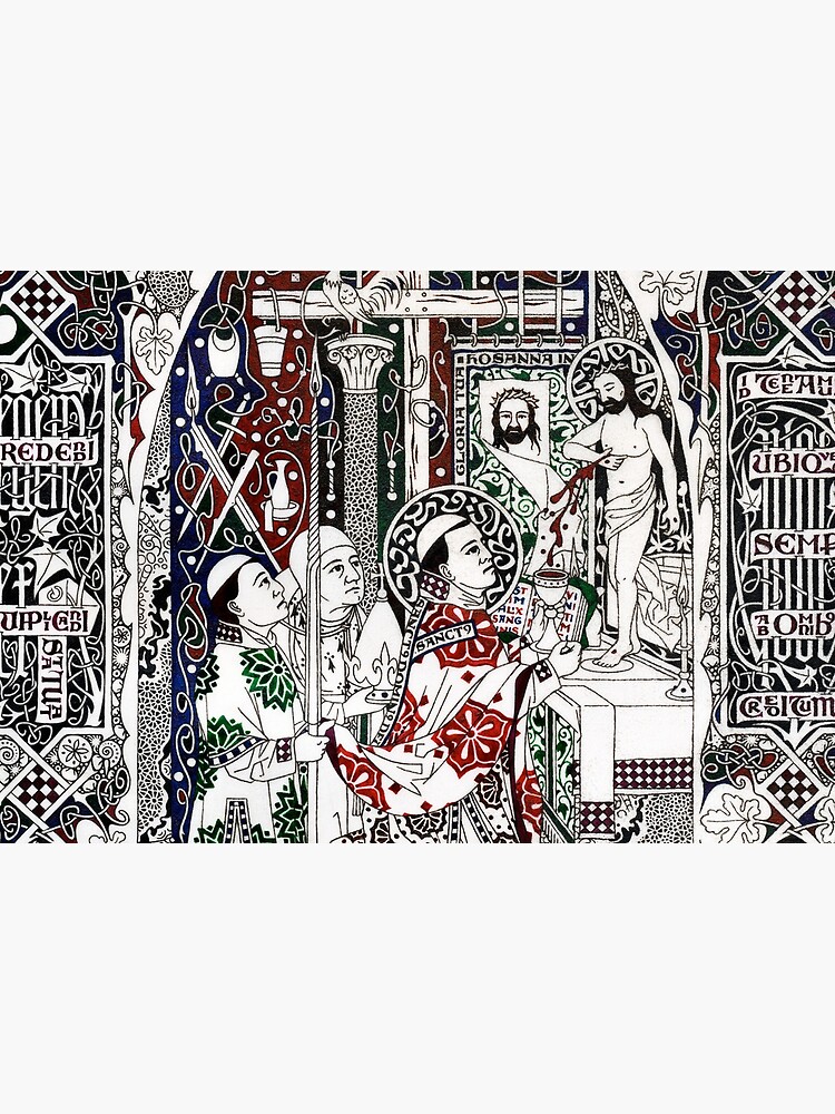 Miraculous Mass of Saint Gregory by danmitsui