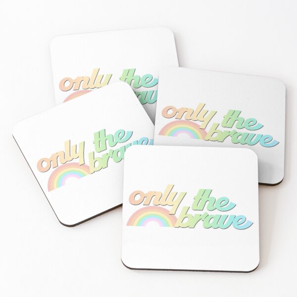 Item preview, Pastel Only The Brave Rainbow designed and sold by halfaheart.