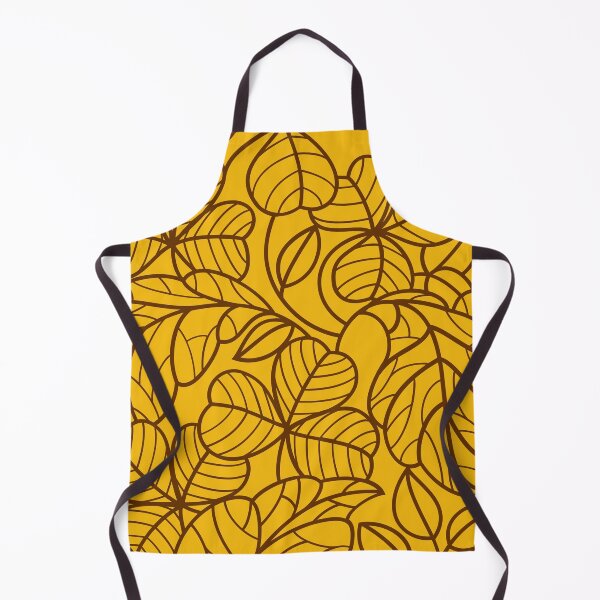 Item preview, Yellow art leaves designed and sold by Peaceful Life Co.