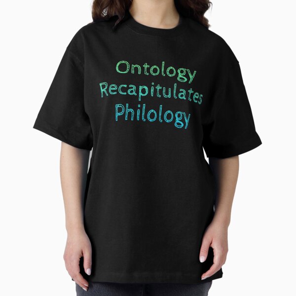 Item preview, Ontology recapitulates philology designed and sold by SignumStore.