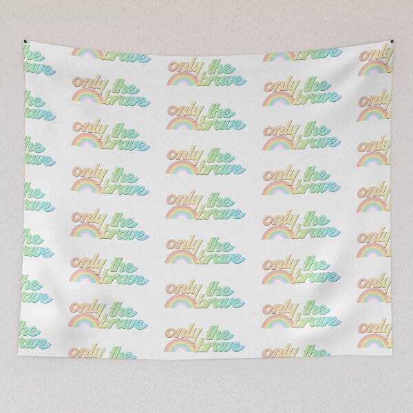 Item preview, Pastel Only The Brave Rainbow designed and sold by halfaheart.