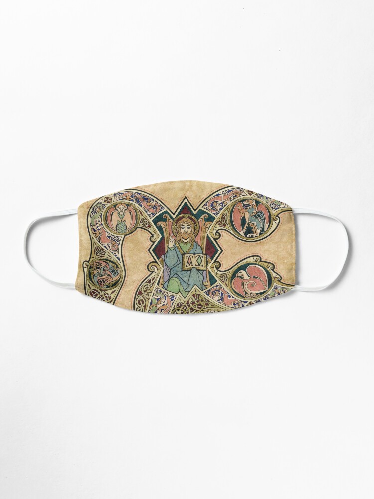 Alternate view of Chi Rho with Christ in Majesty Mask