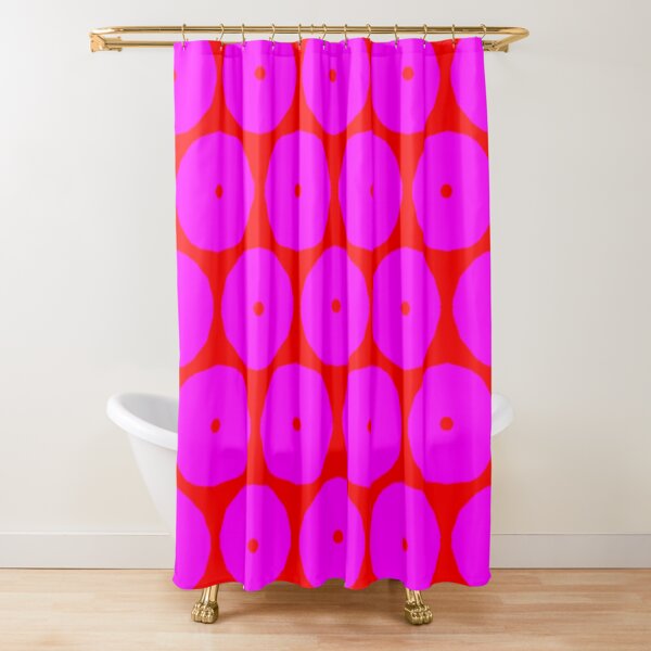 PINK EYE Shower Curtain