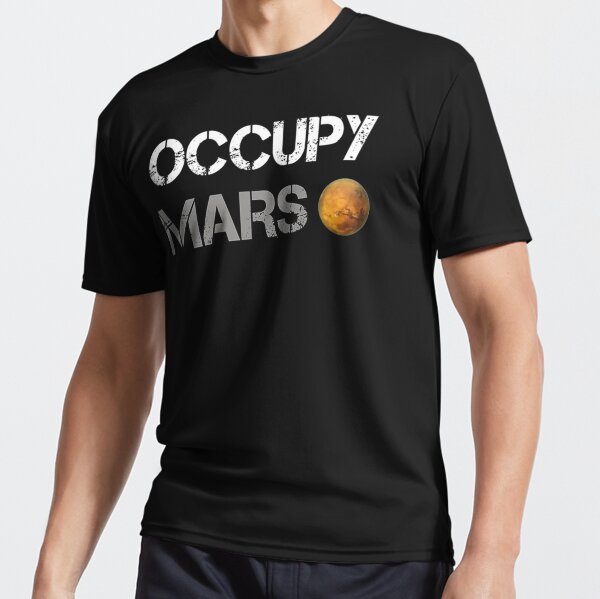 Besetzen Sie den Mars (SpaceX Mission) - Elon Musk Lovers Geschenke zum Geburtstag und Weihnachten Funktionsshirt