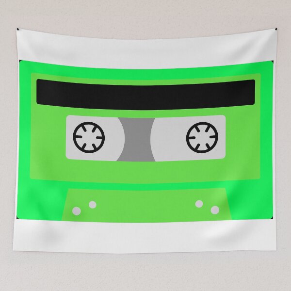 Item preview, 80s Mixtape Green designed and sold by vintage-glow.