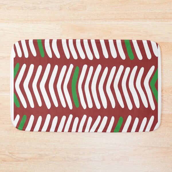 Item preview, Red-Green Christmas Pattern designed and sold by sporadicdoodlin.