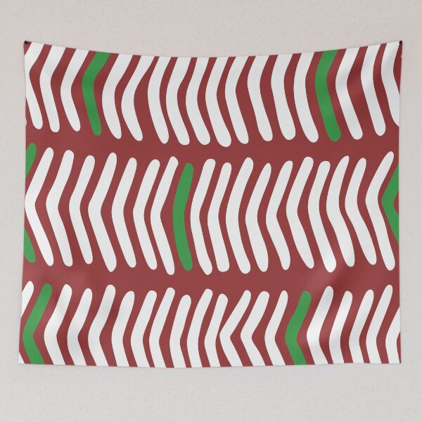 Item preview, Red-Green Christmas Pattern designed and sold by sporadicdoodlin.