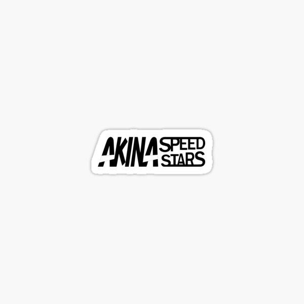 "Akina Speedstars Logo" Sticker by VinsElBins | Redbubble