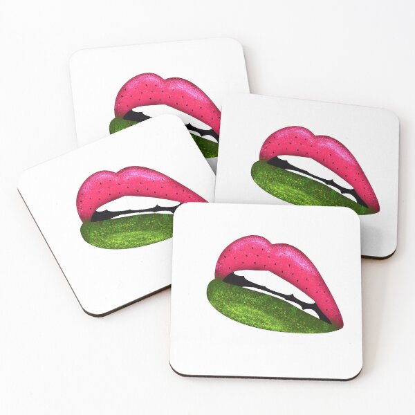 Item preview, Watermelon lips designed and sold by Stickerdepo.