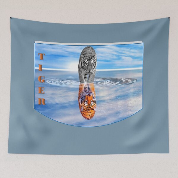 Item preview, tiger reflections designed and sold by THE AMERICAN TEEVANGELIST.