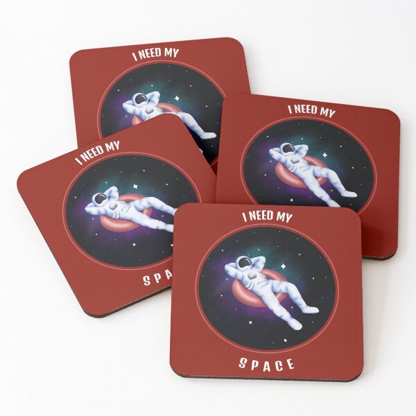 Item preview, Astronaut Chilling Out in Space Funny Illustration  designed and sold by d1mology.