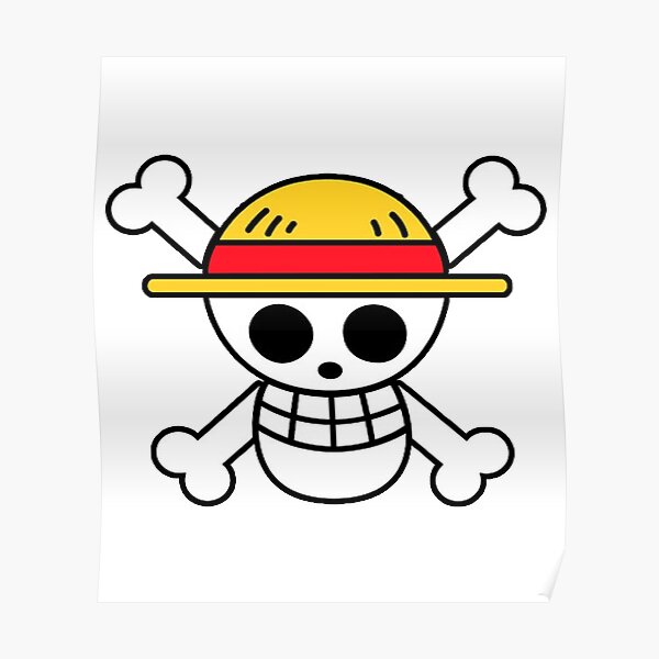 Strawhat Crew Logo Poster By Vinselbins Redbubble